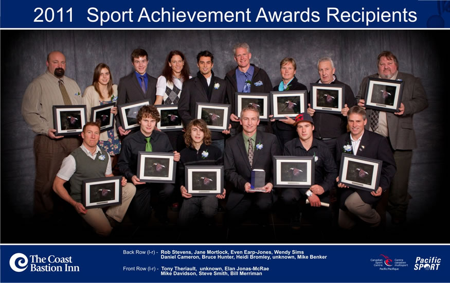 Winners of the 2011 Nanaimo Sports Achievement Awards