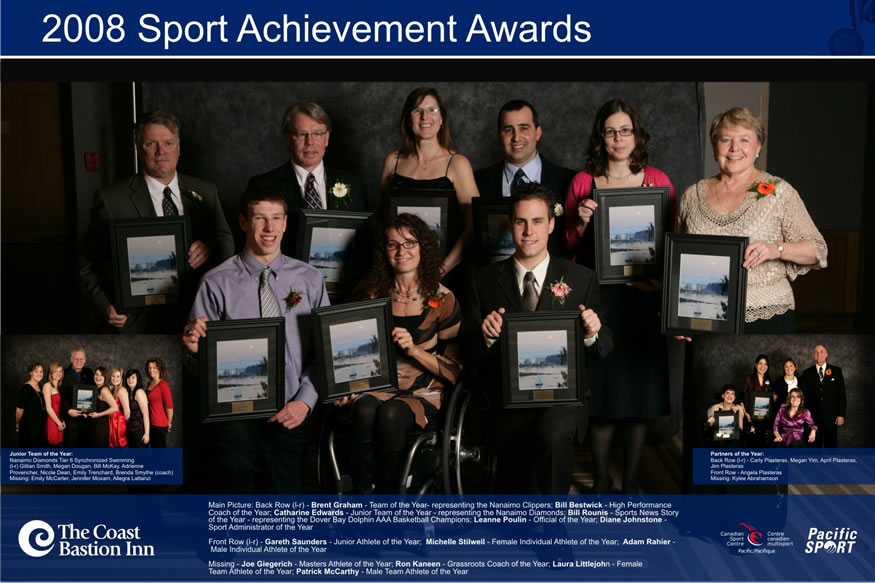 Winners of the 2008 Nanaimo Sports Achievement Awards