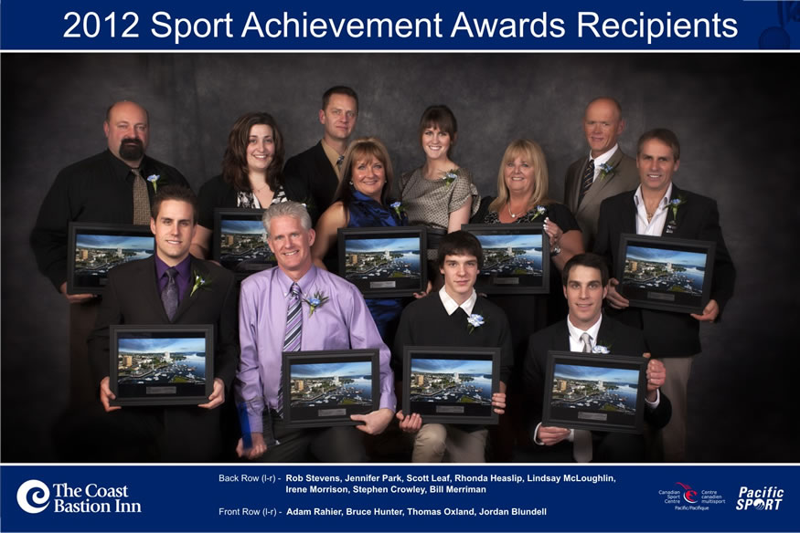 Winners of the 2012 Nanaimo Sports Achievement Awards